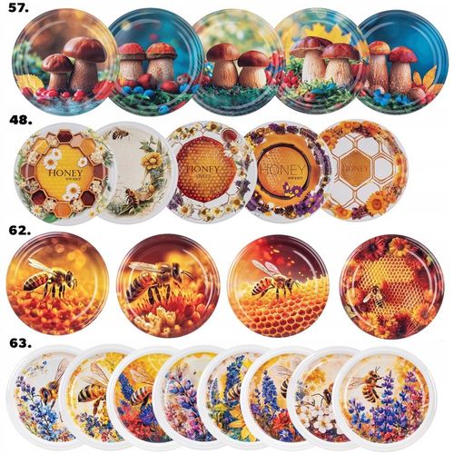 SŁOIK 425 ml SŁOIKI 400 ml NA PRZETWORY MIÓD SZKLANY ZAKRĘTKI 12 SZT FI 82 na Arena.pl