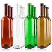 BUTELKI do WINA 0,75L 750 ml na WINO cydr nalewki bimber koniak 30 sztuk