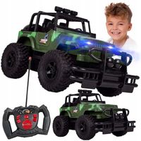 Samochód Zdalnie Sterowany Terenowy Jeep Pilot Akumulator Światło PREZENT