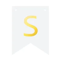 Baner DIY 16 cm - literka S