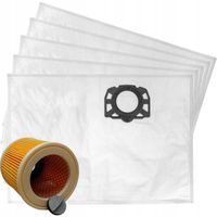 5x DUŻE Worki Filtr do odkurzacza Karcher WD3 KFI 357 SE4001 WD2 PLUS KWD3