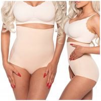 Majtki Wyszczuplające Brzuch Figi z Wysokim Stanem Modelujące Sylwetkę S/M