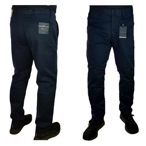 Męskie spodnie Tommy Hilfiger Denton Chino MW0MW31039 granatowe - W40/L32 na Arena.pl