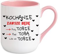 KUBEK PREZENT DLA DZIEWCZYNY ŻONY MĘŻA CHŁOPAKA NA WALENTYNKI URODZINY