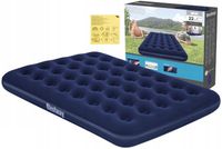 MATERAC DMUCHANY WELUROWY DWUOSOBOWY 191x137x22cm BESTWAY 67002