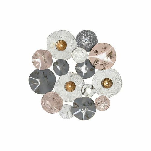 Dekoracja ścienna DKD Home Decor Szary Metal Biały (80 x 7 x 80 cm) na Arena.pl