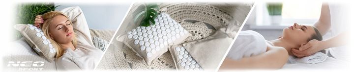 MATA DO AKUPRESURY Z KOLCAMI + PODUSZKA + TORBA zdjęcie 3