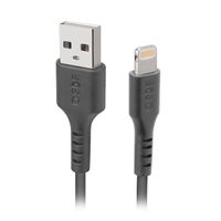 kabel przewód z certyfikatem mfi usb-a - iphone lightning 1m - czarny
