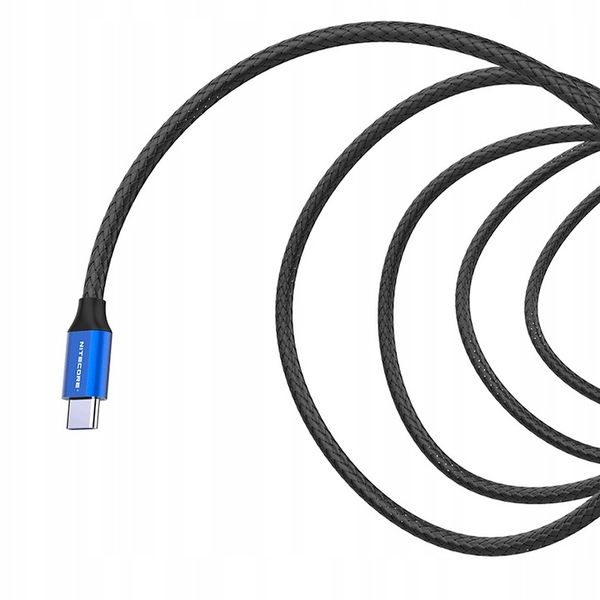 Kabel Nitecore UAC20 z USB-C na USB-A 2.0 1000mm zdjęcie 2