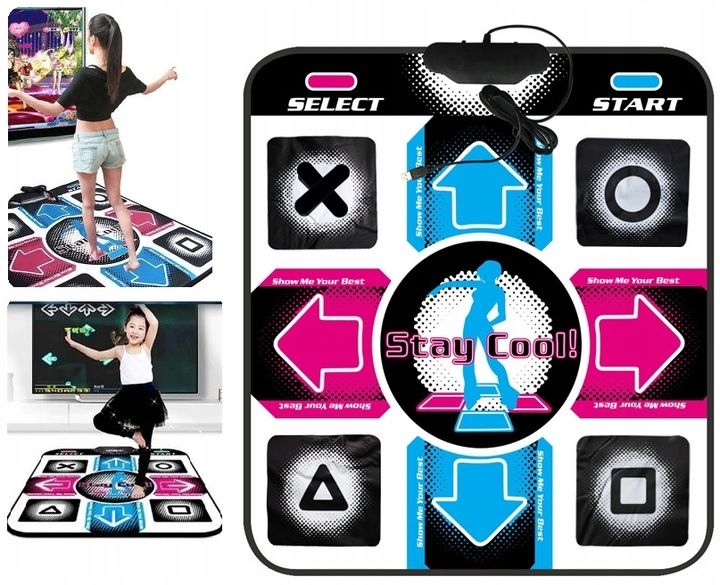 MATA DO TAŃCZENIA TAŃCA KOMPUTER STEPMANIA USB zdjęcie 2