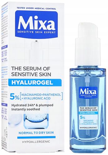 MIXA HYALUROGEL SERUM DO TWARZY DLA SKÓRY WRAŻLIWEJ 30 ML na Arena.pl