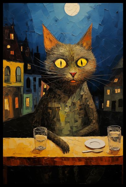 Plakat 40x60cm Nocny Obserwator zdjęcie 2