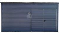 Garaż Blaszany Magazyn 4,5x4,5m Brama dwuskrzydłowa dach spad w przód ID985