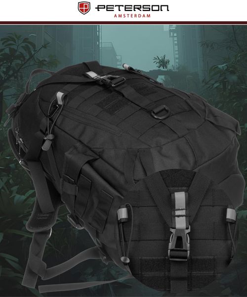 plecak ptn bl075-8076 black zdjęcie 8