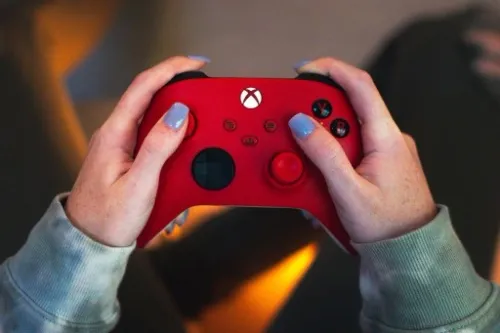 Kontroler MICROSOFT XBOX Series X/S Czerwony na Arena.pl