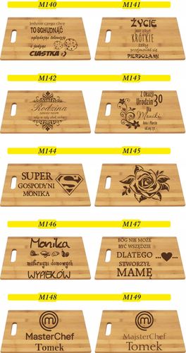 BAMBUSOWA DESKA grawer szef kuchni DZIADEK BABCIA na Arena.pl