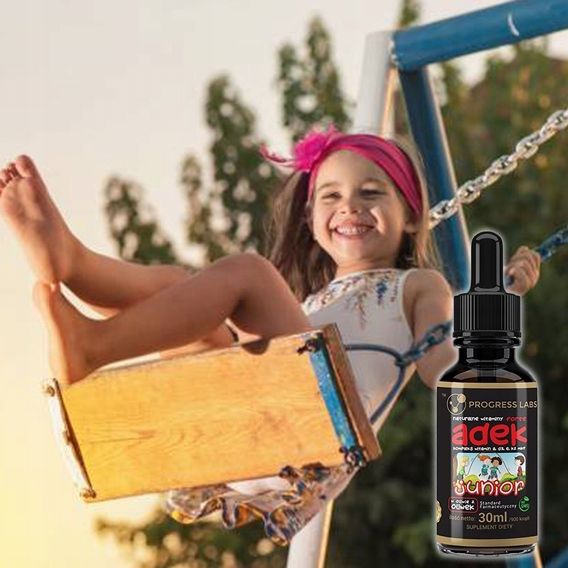 PROGRESS LABS ADEK JUNIOR 30ml WITAMINY DLA DZIECI zdjęcie 2