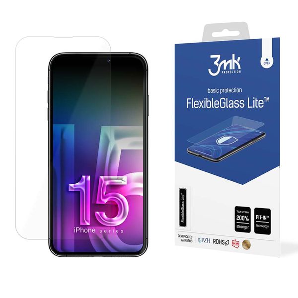 apple iphone 15 pro max - 3mk flexibleglass lite zdjęcie 2