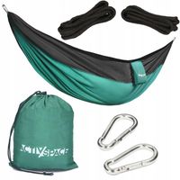 HAMAK TURYSTYCZNY PRZENOŚNY PODRÓŻNY SURVIVALOWY ULTRALEKKI DUŻY OGRODOWY