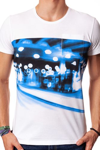 WRANGLER COLLAB TEE REAL WHITE W7B05D3W1 M na Arena.pl