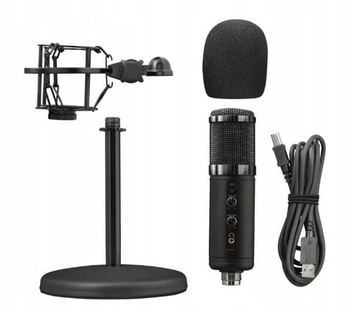 Mikrofon USB Strumieniowy Streaming Kardioidalny na Arena.pl