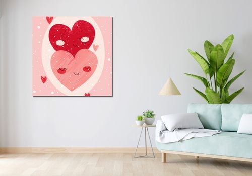 Obraz 100x100cm Ciepło Serca na Arena.pl