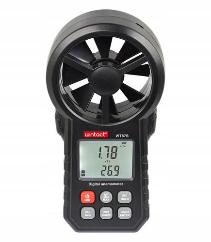 ANEMOMETR WIATROMIERZ MIERNIK WIATRU TEMP POMIAR PRĘDKOŚCI POWIETRZA BT APP na Arena.pl