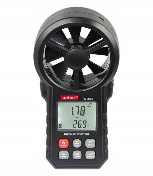 ANEMOMETR WIATROMIERZ MIERNIK WIATRU TEMP POMIAR PRĘDKOŚCI POWIETRZA BT APP zdjęcie 15