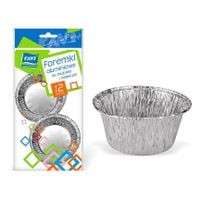 Foremki aluminiowe muffinki babeczki 12 sztuk