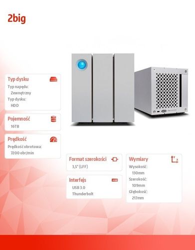 DYSK 2big Thunderbolt2 16 TB 3,5'' STEY16000401 na Arena.pl