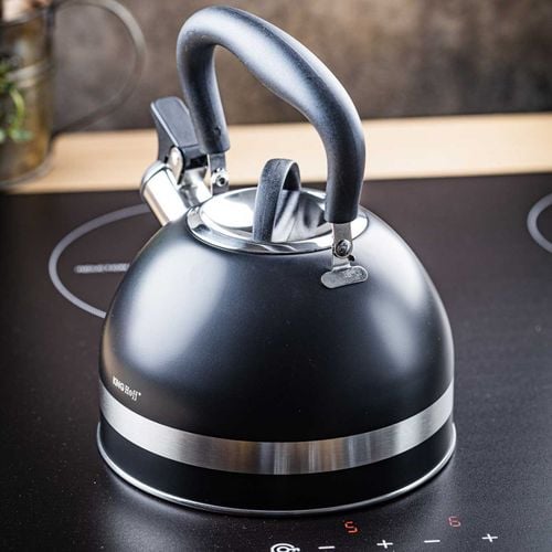 czajnik 1,8l z gwizdkiem kinghoff kh-1858 czarny na Arena.pl