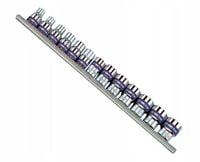 KOMPLET NASADEK 3/8'' KRÓTKIE 12-KĄT. 7-19MM SZYNA 13CZ. 3013MR KING TONY