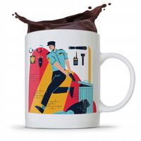 Kubek Prezent Dla Policjanta Policjantki Z Nadrukiem Ze Zdjęciem