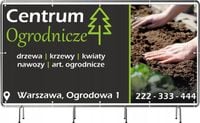 BANER REKLAMOWY 200x100 cm duży wybór różne wzory CENTRUM OGRODNICZE