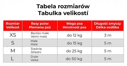 Smycz automatyczna czarna rozmiar S dla psa do 15 kg na Arena.pl