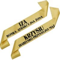 Zestaw szarf dla męża i żony z dowolnymi imionami