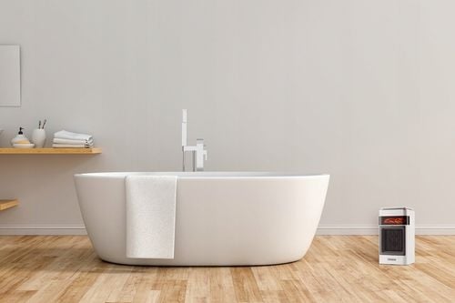 Termowentylator Grzejnik ceramiczny FARELKA Efekt Płomienia Panel LCD na Arena.pl