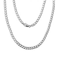 SREBRNY ŁAŃCUSZEK PANCERKA 45 CM SREBRO PRÓBY 925