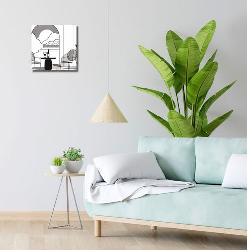 Obraz 30x30cm Relaks w Monochromie na Arena.pl