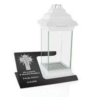 ZNICZ dla taty mamy statuetka na nagrobek LAMPION