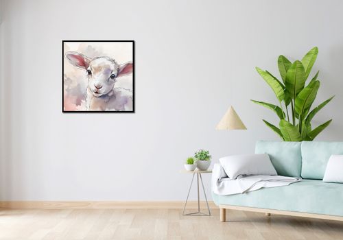 Plakat 70x70cm Mała Owieczka na Arena.pl