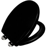 DESKA SEDESOWA WC TOALETOWA WOLNOOPADAJĄCA do CERSANIT KOŁO ROCA CZARNA