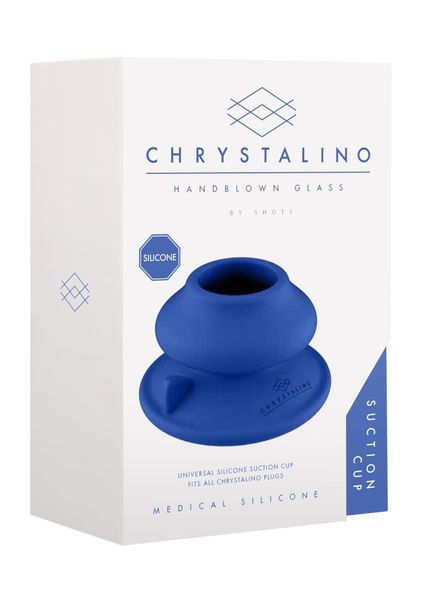 Chrystalino - Silicone Suction Cup - Blue zdjęcie 7