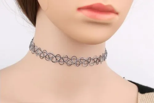 Zestaw 24 szt. Chokerów Naszyjniki choker na Arena.pl