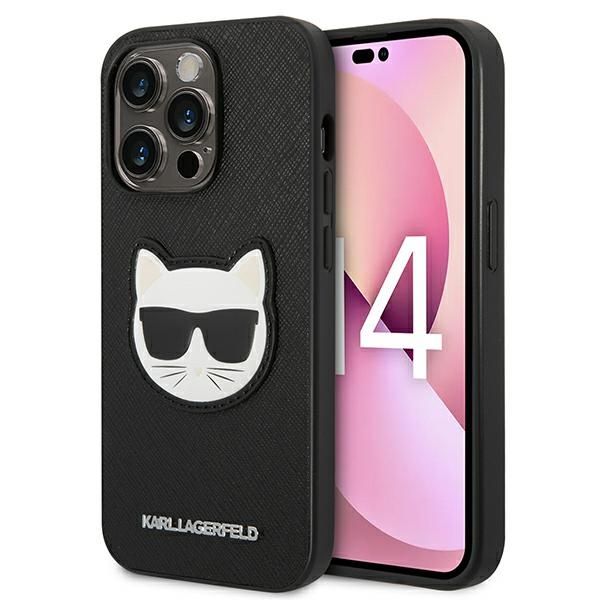 Etui Karl Lagerfeld do iPhone 14 Pro, Czarny zdjęcie 1