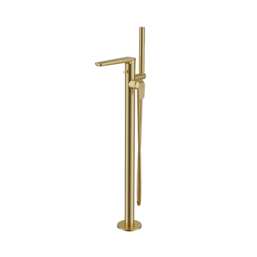 Clever 2.1 bateria wannowa wolnostojąca, złoty szczotkowany na Arena.pl