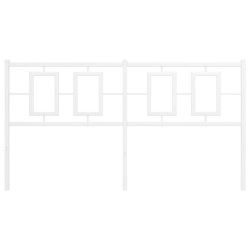 Metalowe wezgłowie, białe, 160 cm na Arena.pl