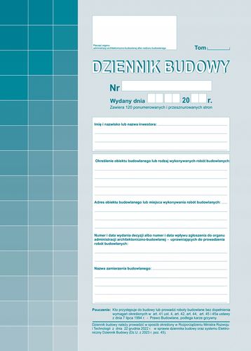dziennik budowy a4 603-2 4565 na Arena.pl