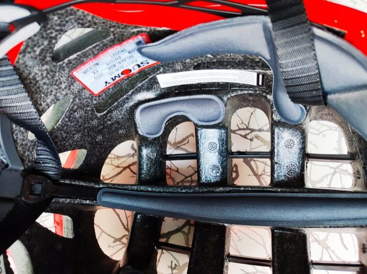 Kask Suomy First Gun RED r. L 59-62 Smart Strap zdjęcie 7