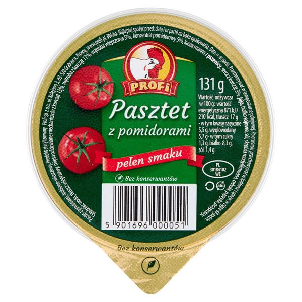 Profi Pasztet z pomidorami 131 g zdjęcie 1